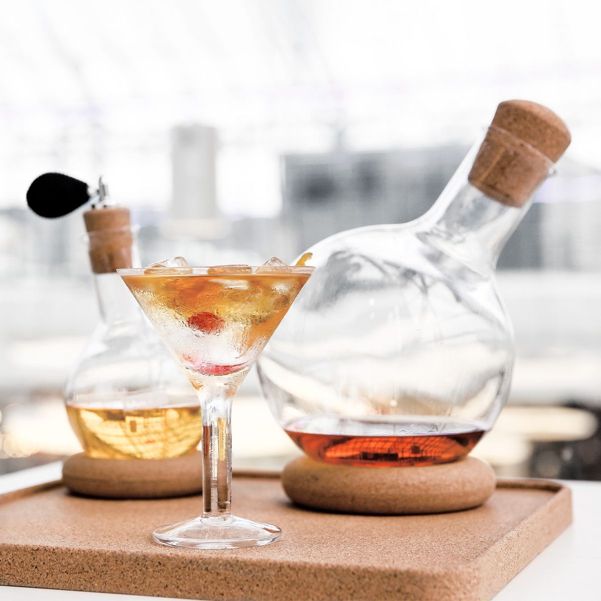 Bodum Melior Wodka und Dry Martini Set mit 2 Gläsern, 2 Stk.