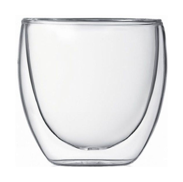 Bodum Pavina Glass Double Walled 0.08 L, 2 Pcs.
