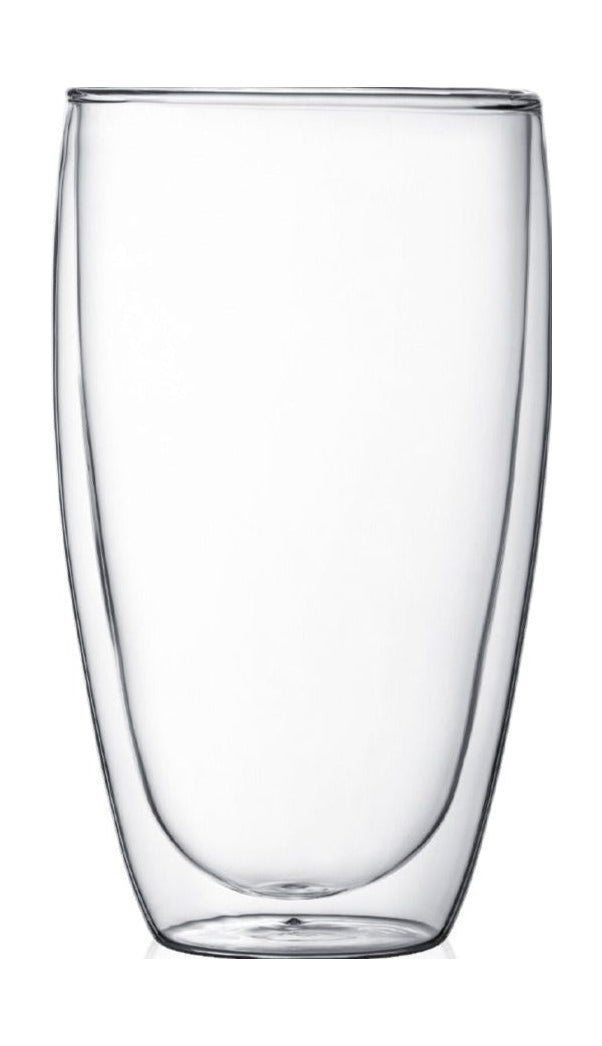 Bodum Pavina Glas Doppelwandig 0,45 L, 2 Stk.