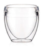 Bodum Pavina extérieur 2 tasses en plastique à double paroi transparente 0,25 L, 2 pcs.