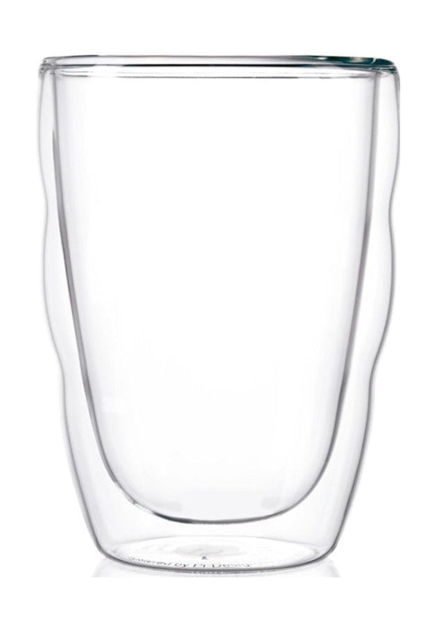 BODUM PILATUS GLAST DOPPIO MOLTO MOLTO DOPPLICE TRASPARENTTO 0,35 L, 2 pezzi.