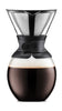Bodum Pour Over Coffee Maker With Permanent Coffee Filter Black, 12 Cups