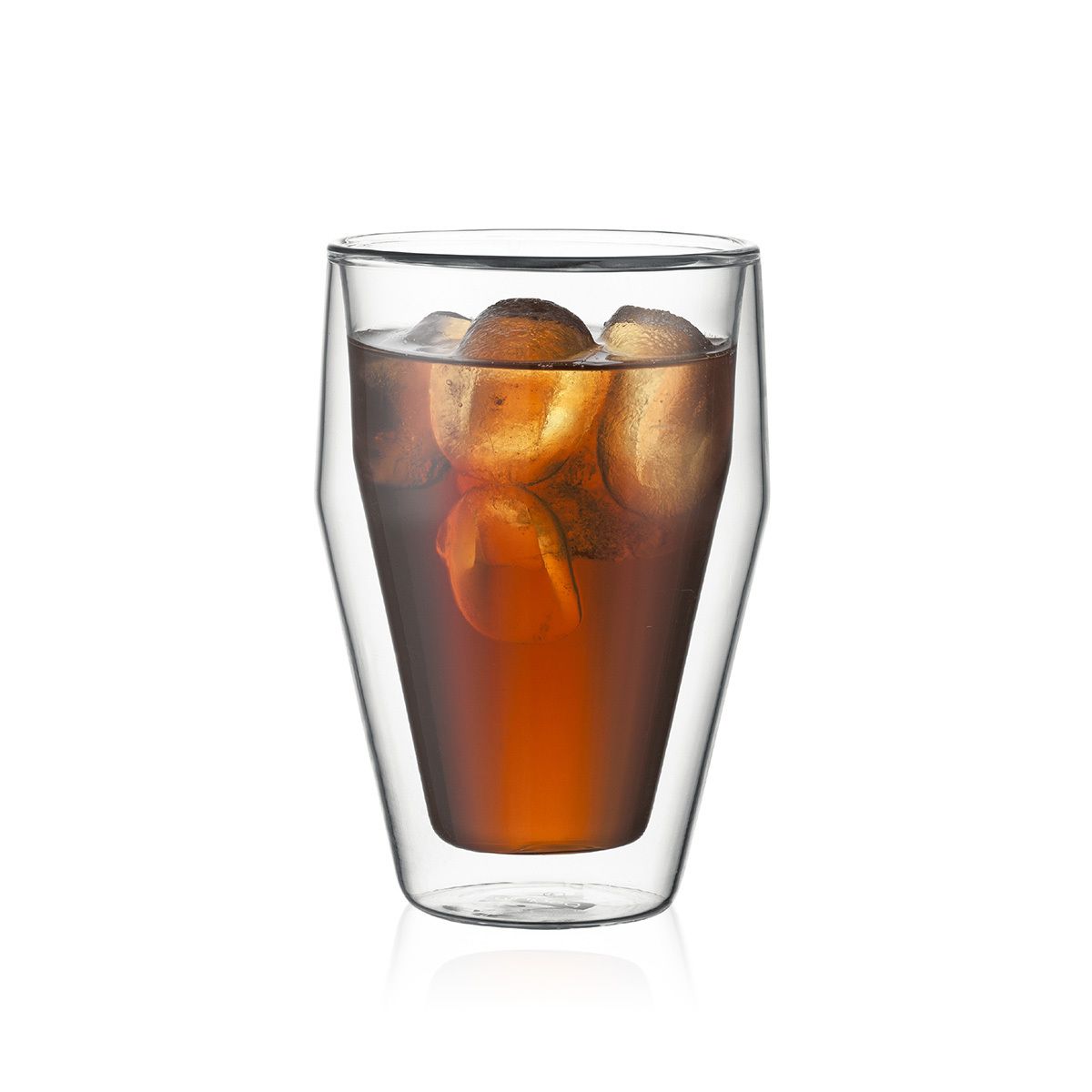 Bodum Titlis Glass Double Walled Racted 0.35 L, 6 PC.