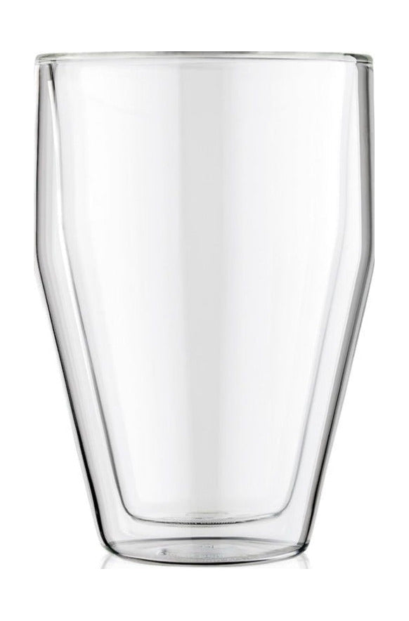 Bodum Titlis Glass kaksiseinäinen pinottava 0,35 l, 6 kpl.