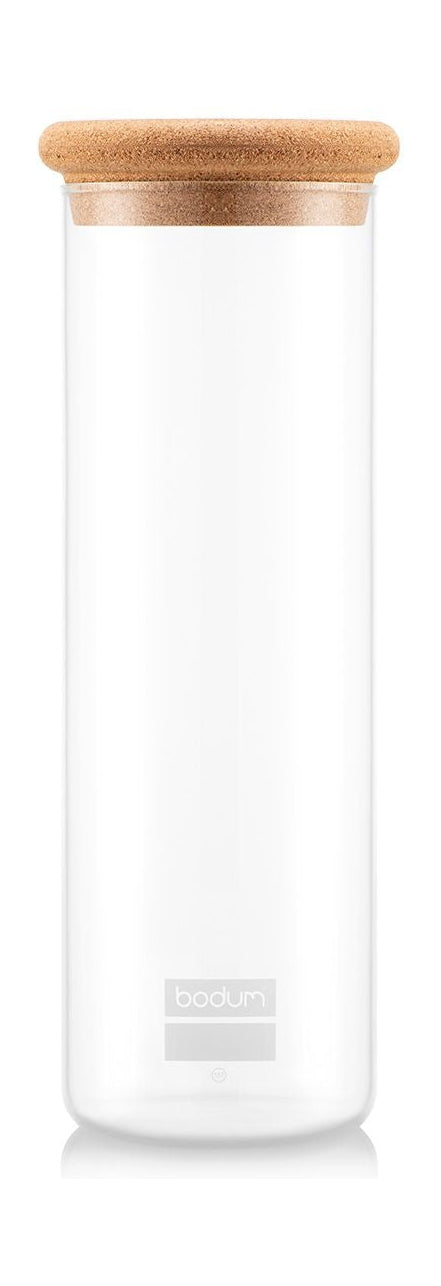 Bodum Yohki Storage Jar con corcho de tapa de corcho, 1.9 L