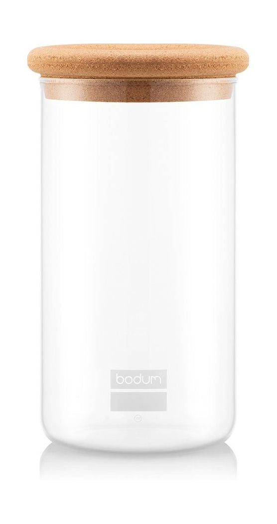 Bodum Yohki Storage Jar con corcho de tapa de corcho, 2 L