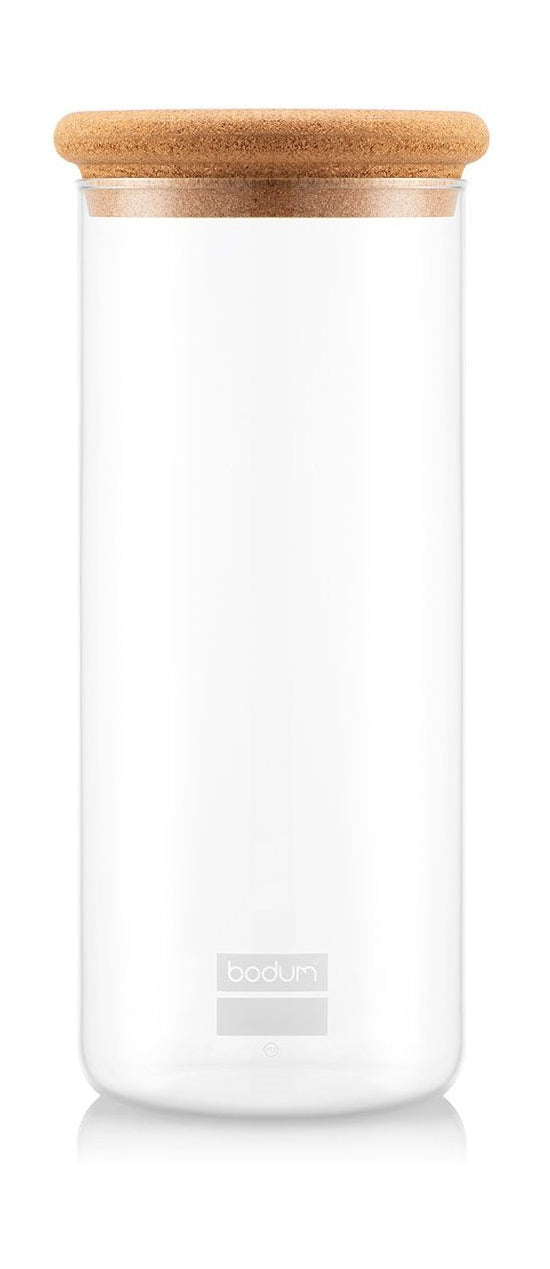 Bodum Yohki Storage Jar con corcho de tapa de corcho, 2.5 l