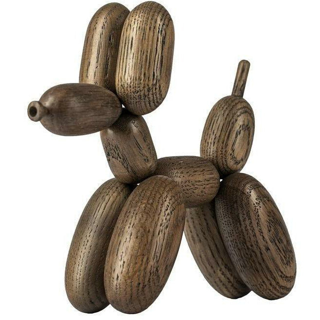 Balón de la infancia figura decorativa pequeña de roble ahumado madera de roble