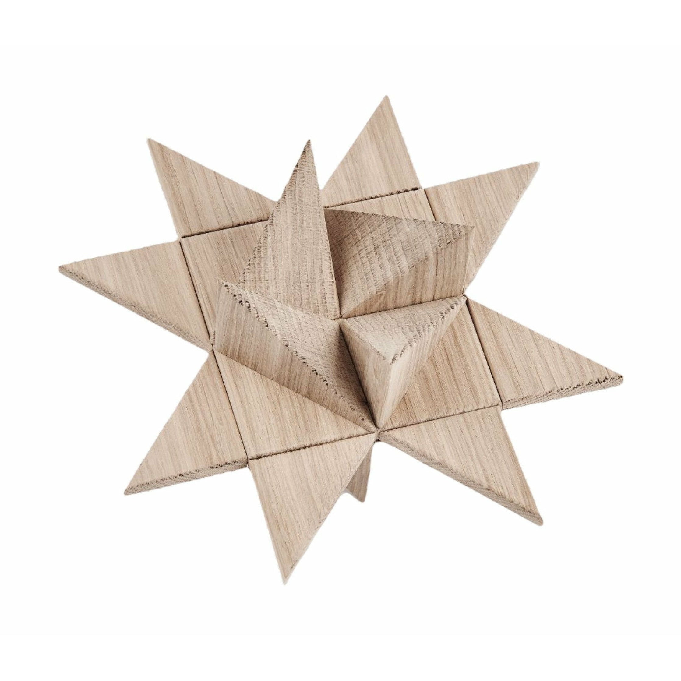 Boyhood Fröbel Star Table Decorative Figure, Oak