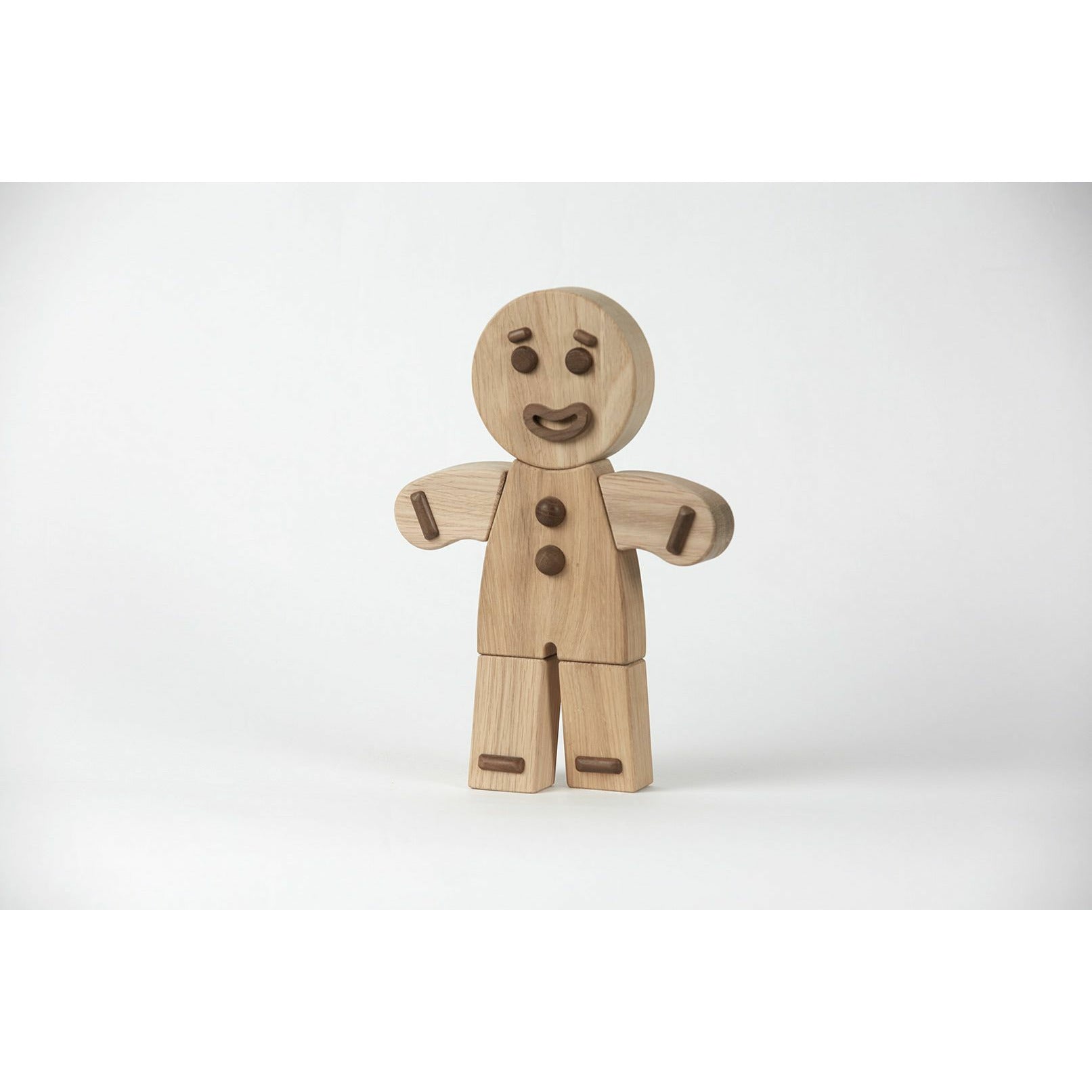 Boyhood Gingerbread mand træfigur, eg, stor