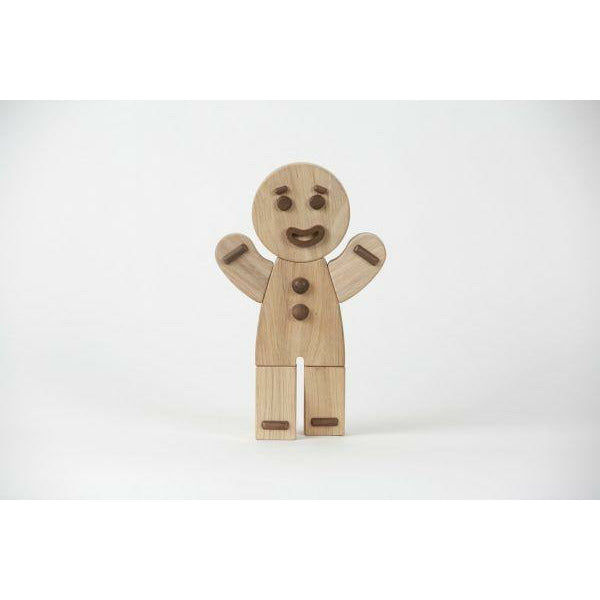 Boyhood Gingerbread Man Wooden Figure, Oak, Small