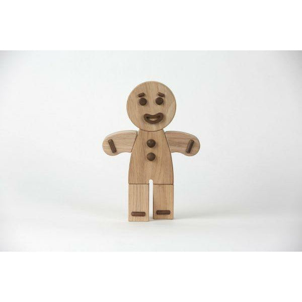 Boyhood Gingerbread Man Wooden Figure, Oak, Small