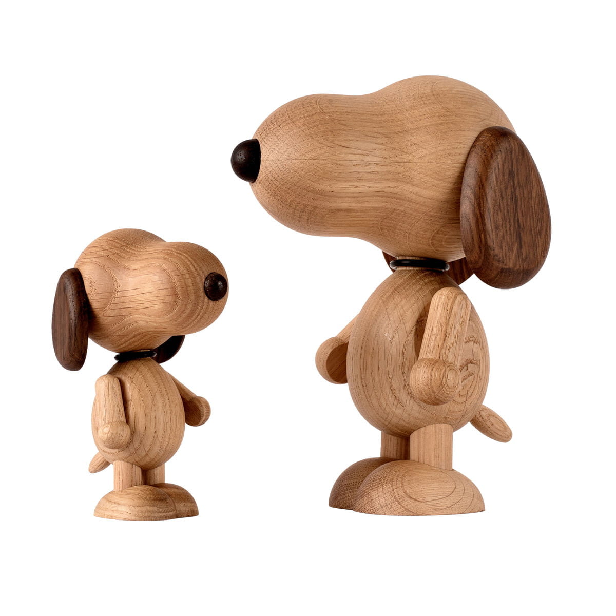 Boyhood Snoopy Peanuts ™ ️ Träfigur ek, stor