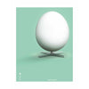  Egg Classic Poster Without Frame 50 X70 Cm Mint Green Background