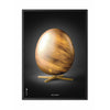  Egg Figures Poster Frame Made Of Black Lacquered Wood 70 X100 Cm Black