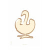 Brainchild Swan -lijnposter zonder frame 50 x70 cm, witte achtergrond