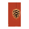  Pine Cone Classic Poster Without Frame 50x70 Cm Red Background