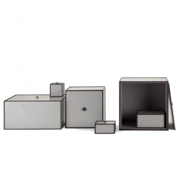 Audo Copenhagen Frame 20 Storage Box, Dark Grey