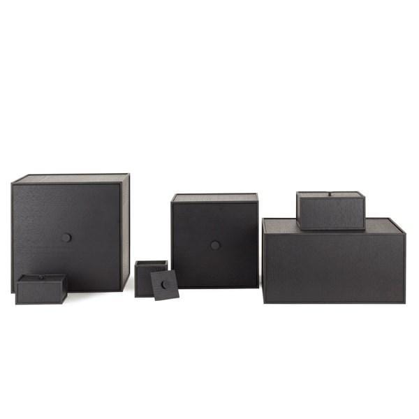 Frame di Copenhagen AUDO 20 scatola di stoccaggio, cenere macchiata nera