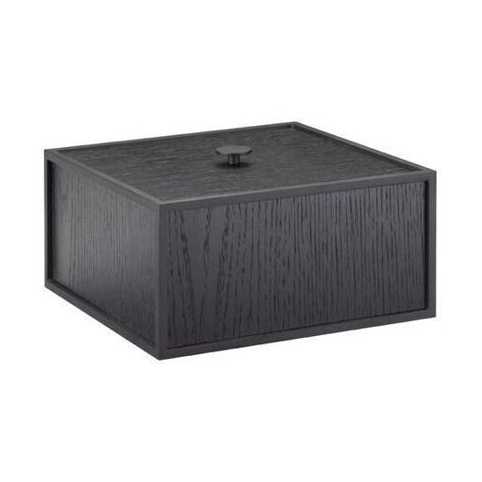 Audo Copenhagen Rahmen 20 Speicherbox, schwarz gefärbte Asche
