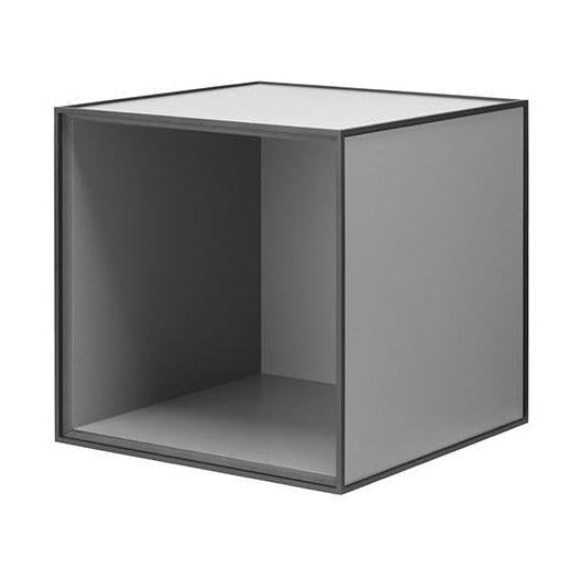 Audo Copenhagen Frame 35 Shelf Without Door, Dark Grey