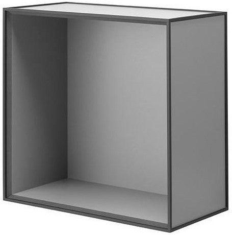 Audo Copenhagen Frame 42 Shelf Module, Dark Grey Without Door
