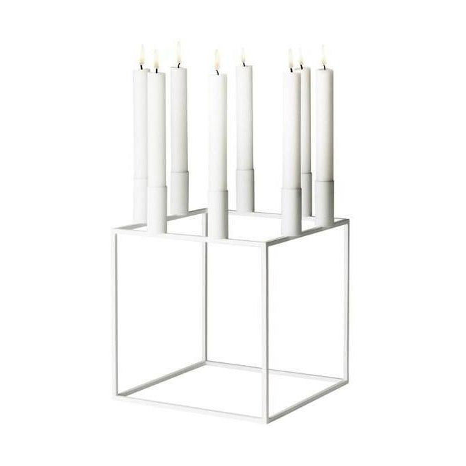 AUVO Kööpenhamina Kubus 8 kynttilänjalka, valkoinen