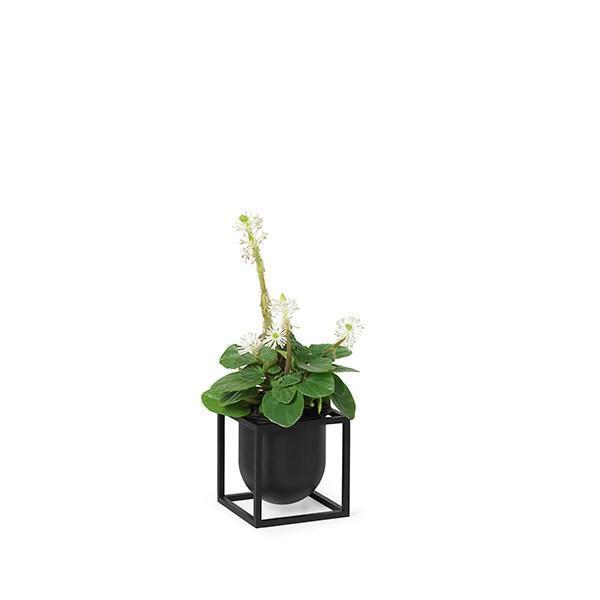Audo Copenhagen Kubus Blumenpot schwarz, 10 cm