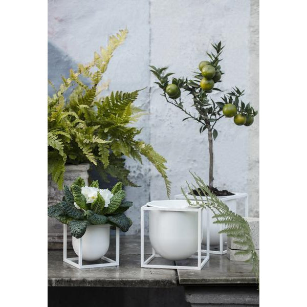 Audo Copenhagen Kubus Flowerpot White, 10cm