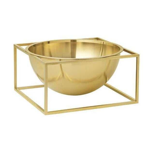 AUVO Kööpenhamina Kubus Centerpiece Bowl Brass, 23cm