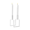 AUVO Kööpenhaminan linjan kynttilänjalka, valkoinen