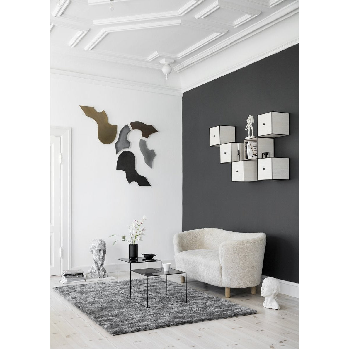 Audo Copenhagen Shelf For Frame 35, Light Grey