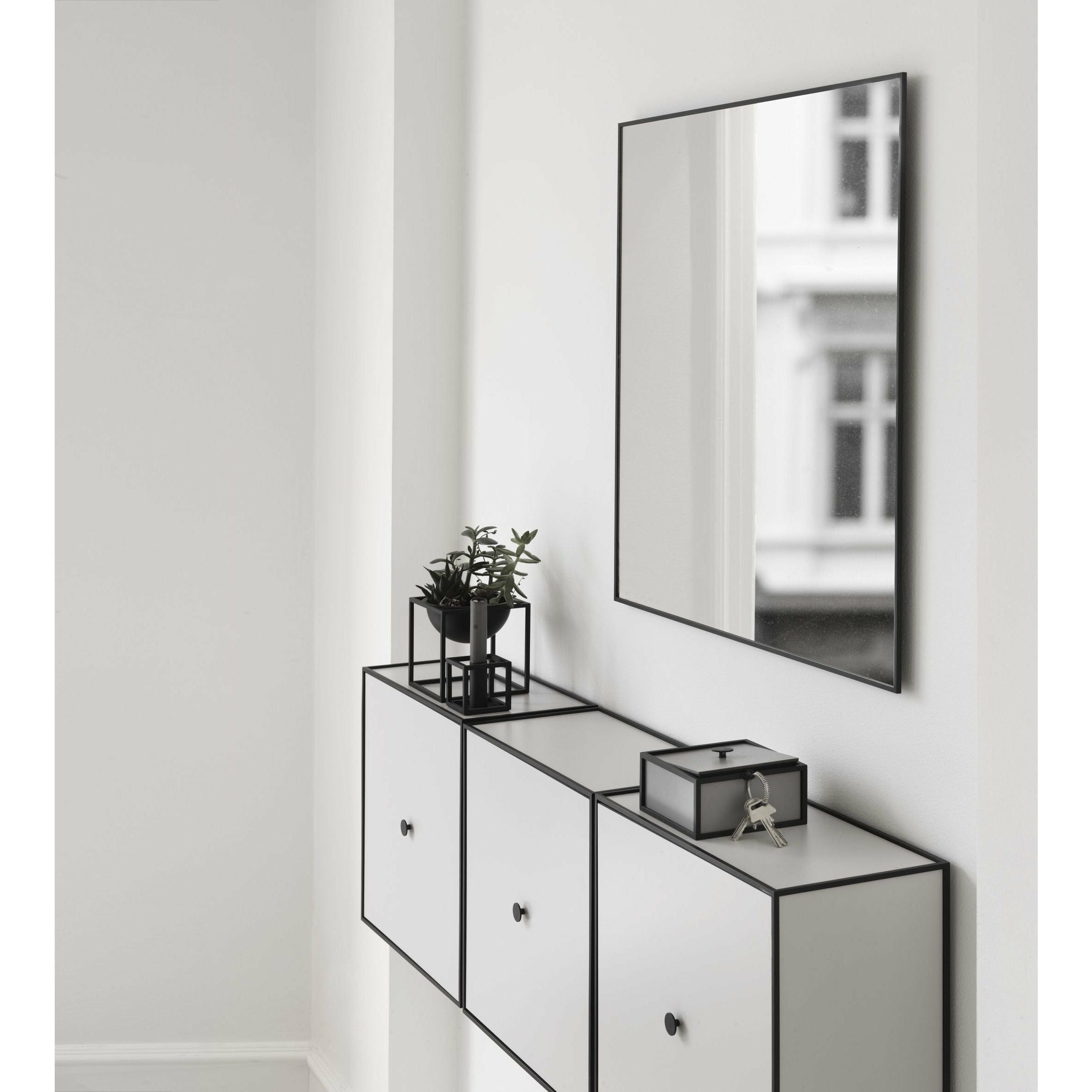 Audo Copenhagen Vue miroir noir, 70 cm