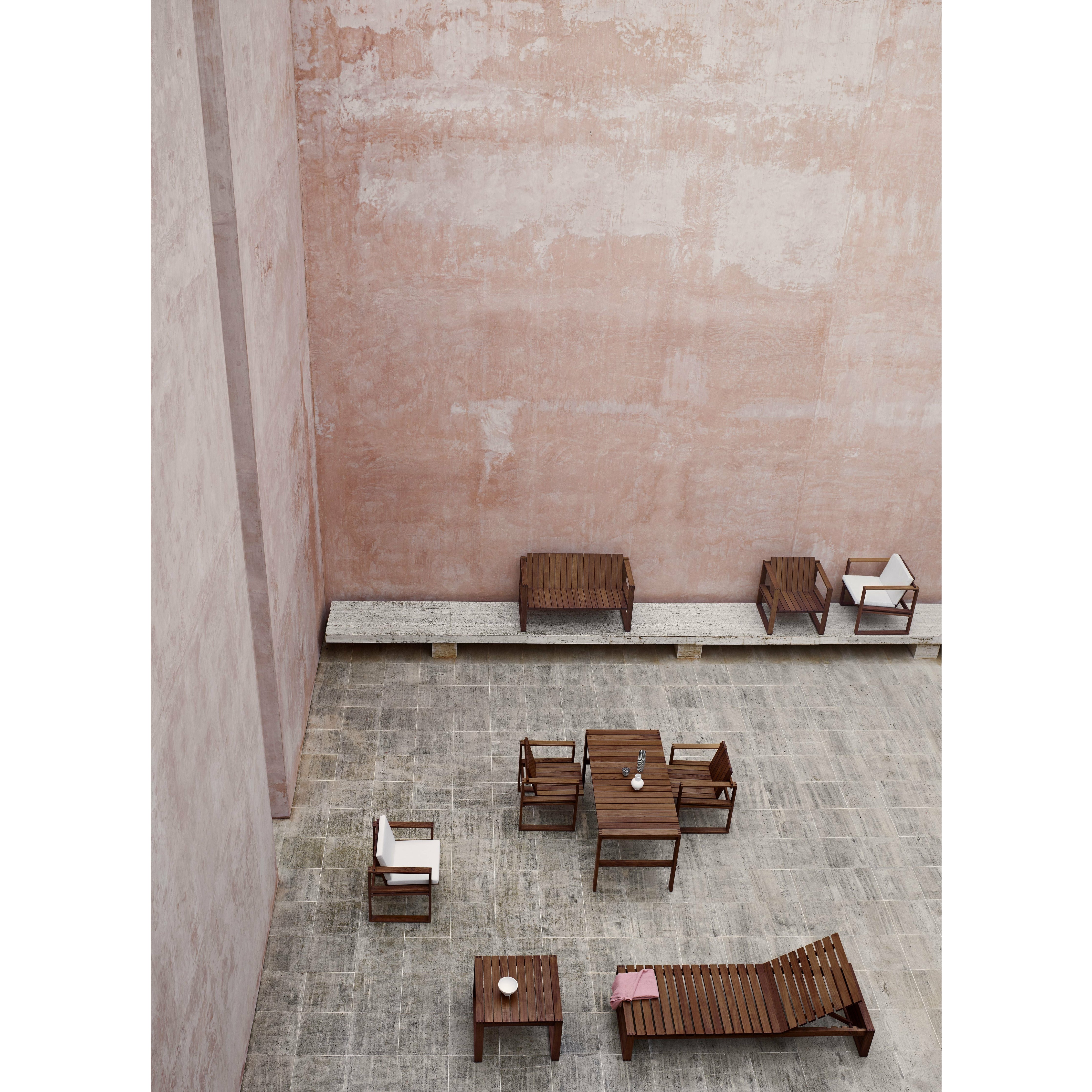 Carl Hansen BK12 Lounge Sofa indendørs/udendørs, ubehandlet teak