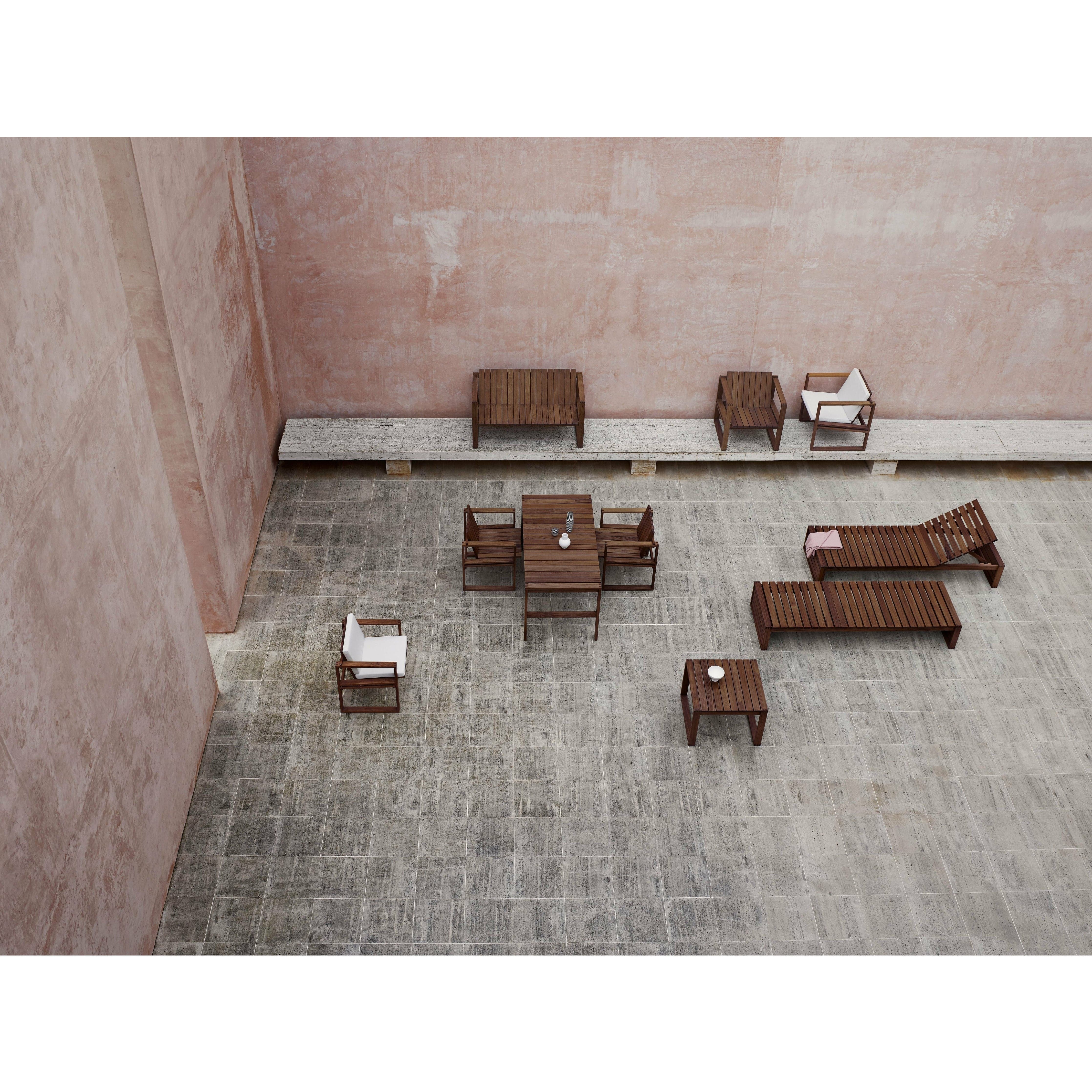 Carl Hansen BK15 Spisebord indendørs/udendørs, ubehandlet teak
