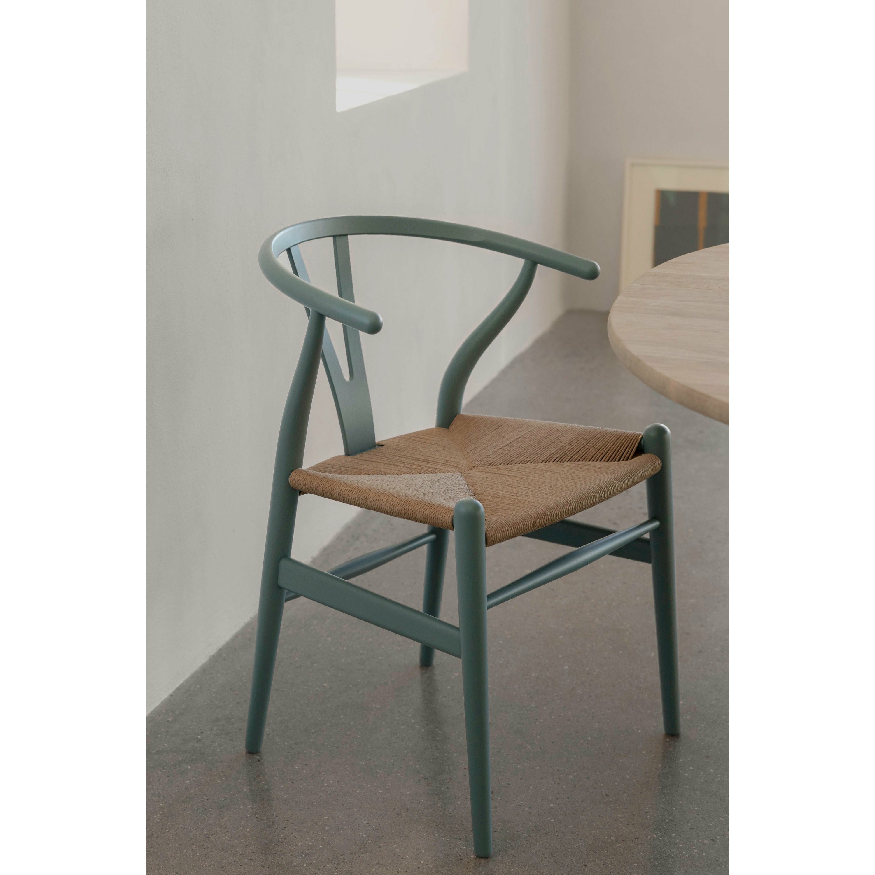 Carl Hansen Ch24 Soft Wishbone Chair Beech Special Edition, Pewter