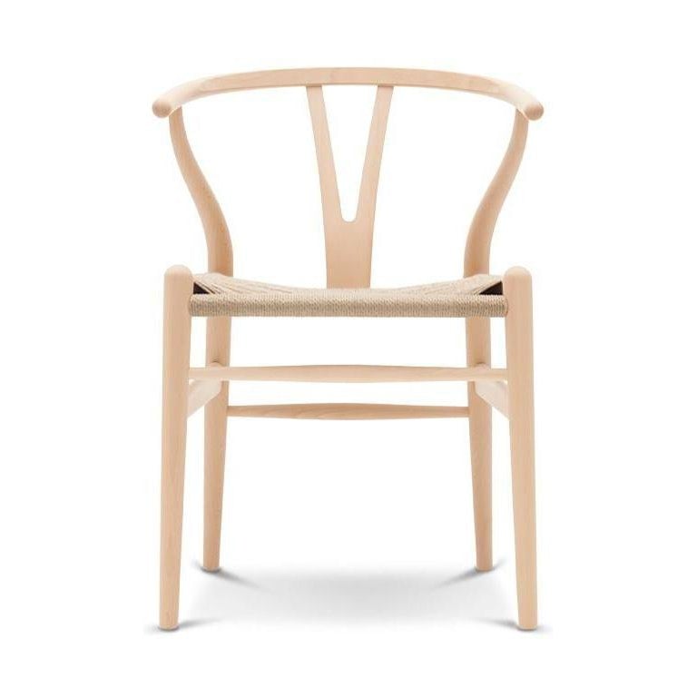 Carl Hansen CH24 Y Stol Stol Natural Paper Cord, Soaped Beech