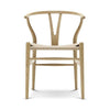 Carl Hansen CH24 Wishbone Chair Natural Cord, lackierte Eiche