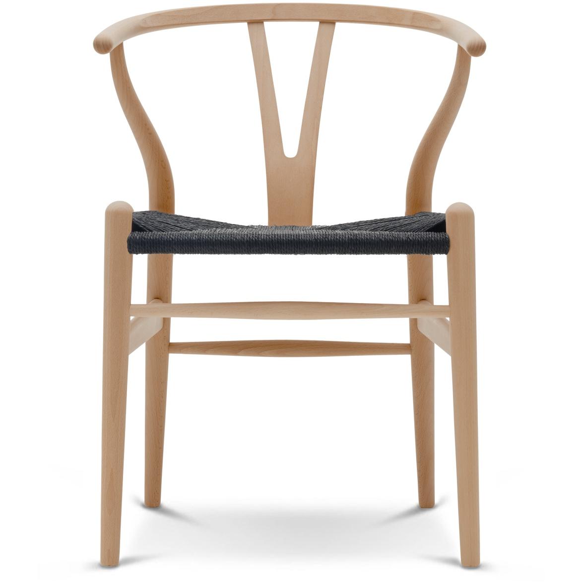 Carl Hansen Ch24 Y Chair Chair Black Merge, Oiled Beech
