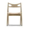 卡尔·汉森（Carl Hansen）CH29 P椅，上油橡木/米色皮革