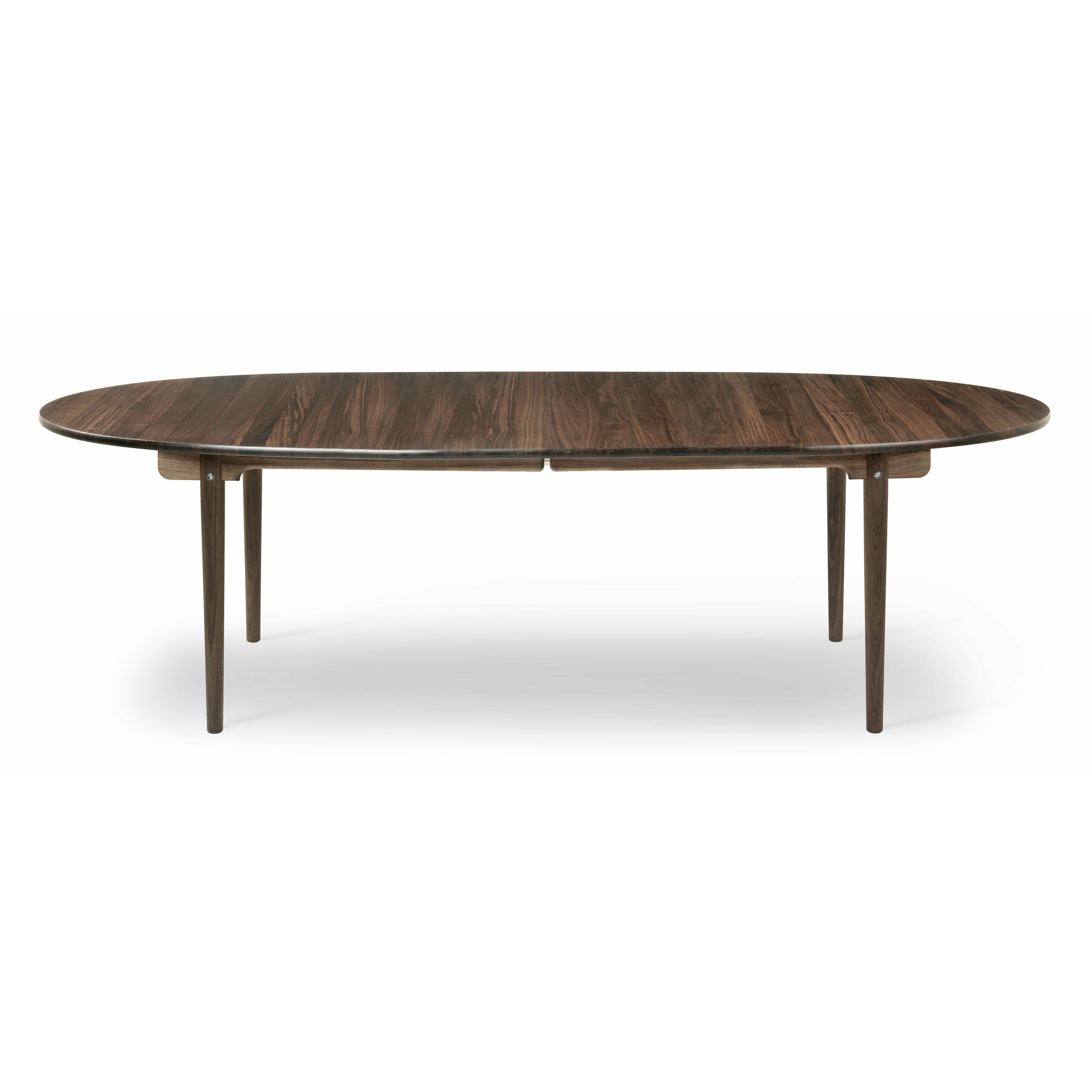 Carl Hansen CH339 matbord designat för 2 utdragbara plattor, valnötoljad