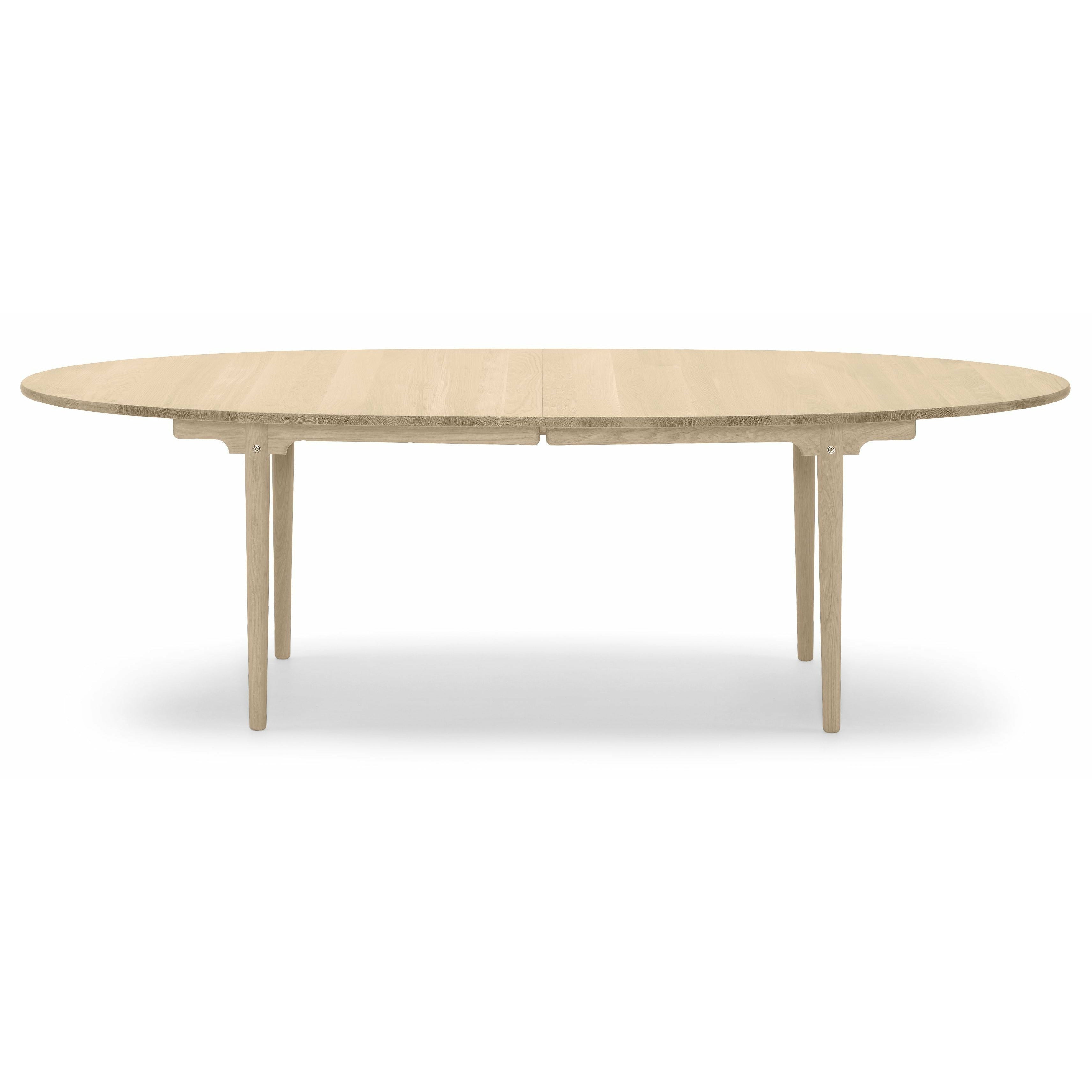 Carl Hansen CH339 matbord designat för 4 utdragbara plattor, ekoljad