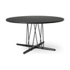 Carl Hansen E020 Embrace Table, Black Oak, ø 79cm