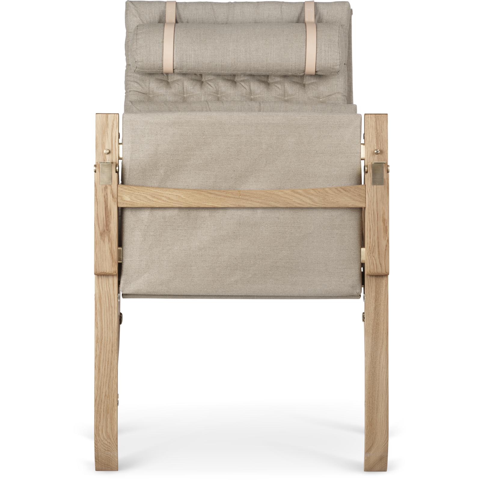 Carl Hansen FK10 PLICA椅子橡木油/画布，天然