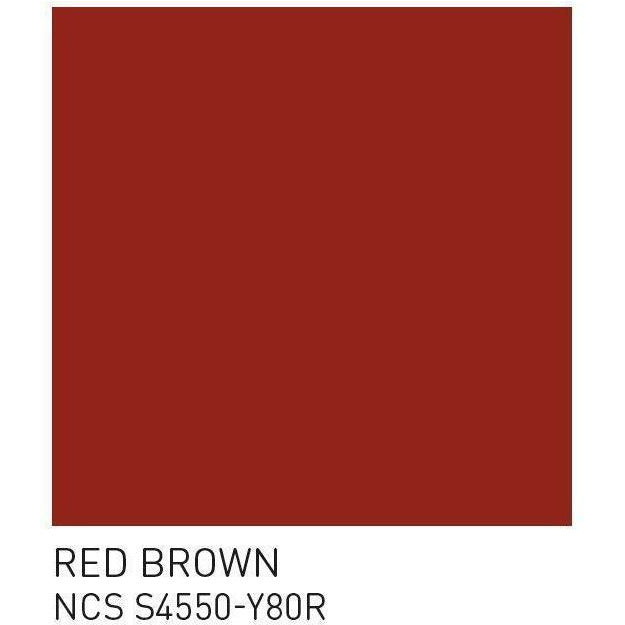 卡尔·汉森木样品，红棕色