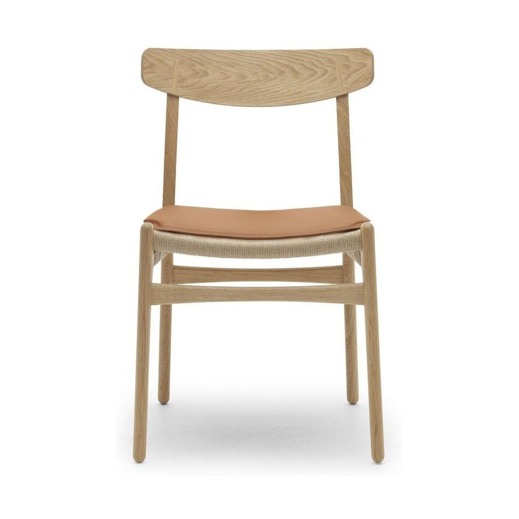 卡尔·汉森（Carl Hansen）坐垫，用于CH23椅子，棕色