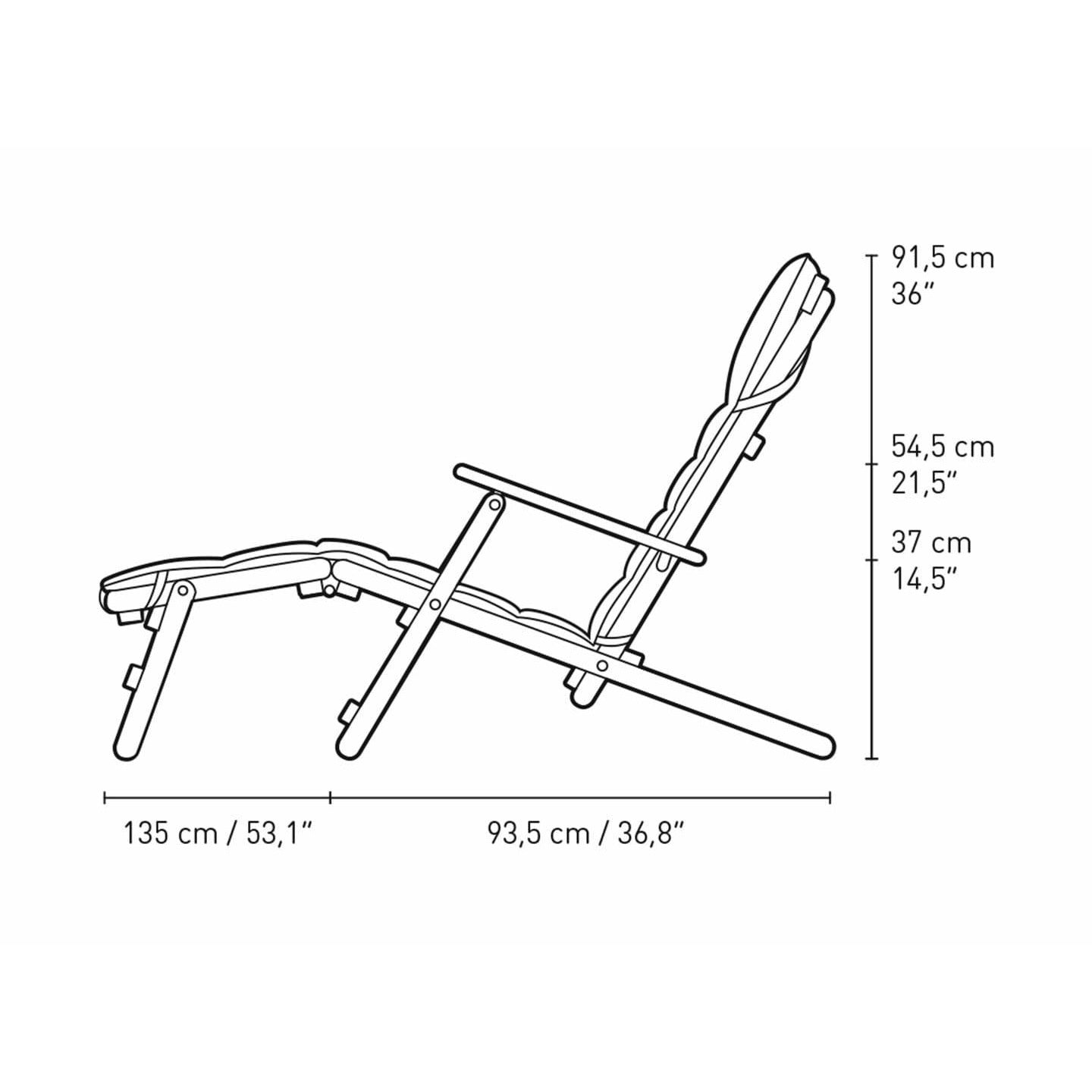 Carl Hansen Cushion用于BM5565扩展甲板椅子