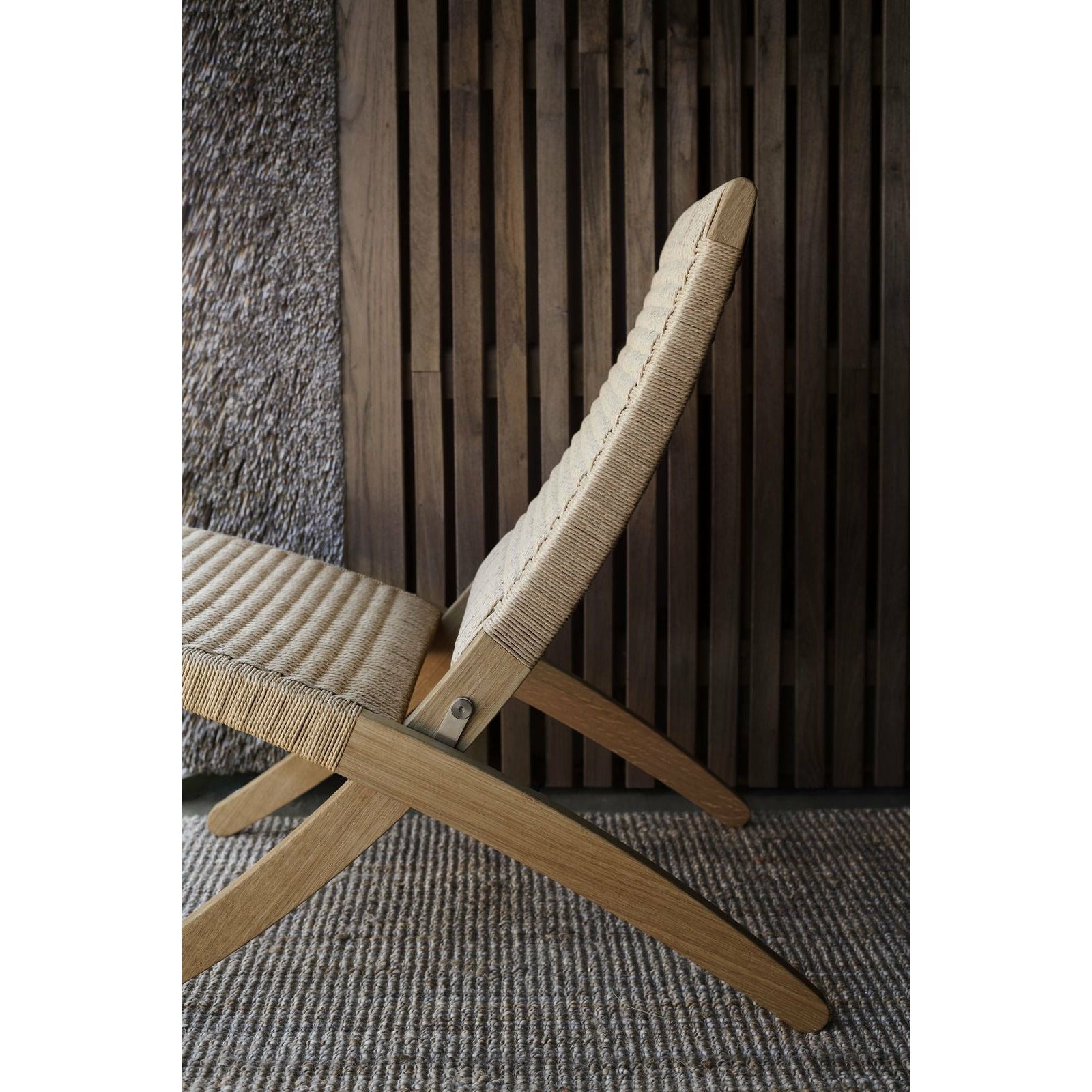 Carl Hansen MG501 Cuba Chair Oak Huile, Cordon naturel