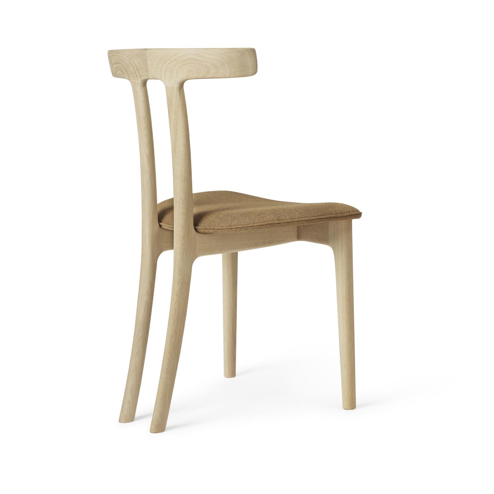 Carl Hansen Ow58 T Chair, Oak Soaped/Re Wool 0358