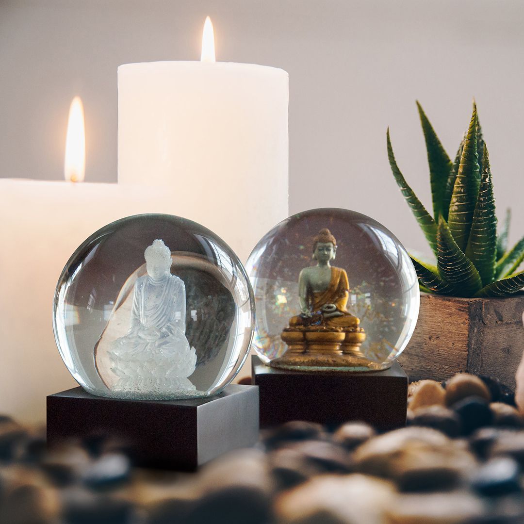 Cool Snow Globes Boeddha -kristal